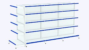 1.70 Flex 40 Center Gondola Kit with 1 Starter + 2 Add-ons + 1 End Cap
