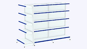 1.70 Flex 40 Center Gondola Kit with 1 Starter + 1 Add-on + 1 End Cap